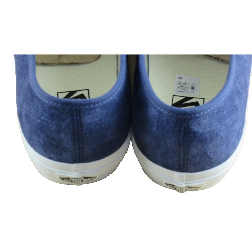 Vans Women's Authentic Pig Suede Deep Twilight Blue White shoes Sizes NIB - Picture 5 of 7
